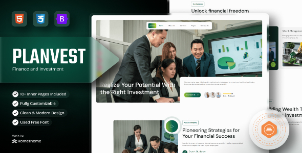Plantvest v1.0.1 - Finance & Investment HTML Template