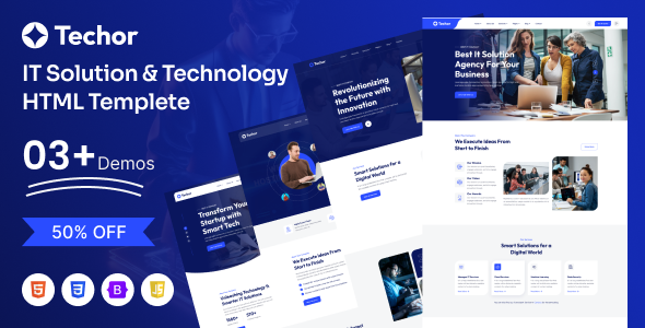 Techor - IT Solutions and Technology HTML Template