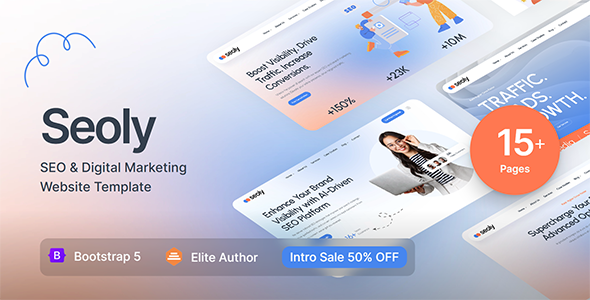 Seoly - SEO and Digital Marketing Website Template